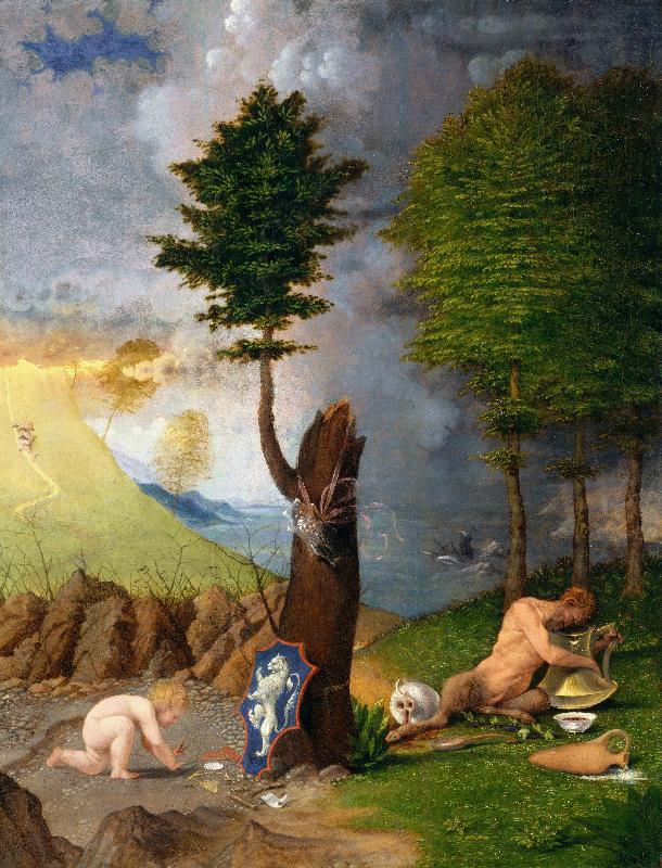 Lorenzo Lotto Allegory of Virtue and Vice oil painting picture
